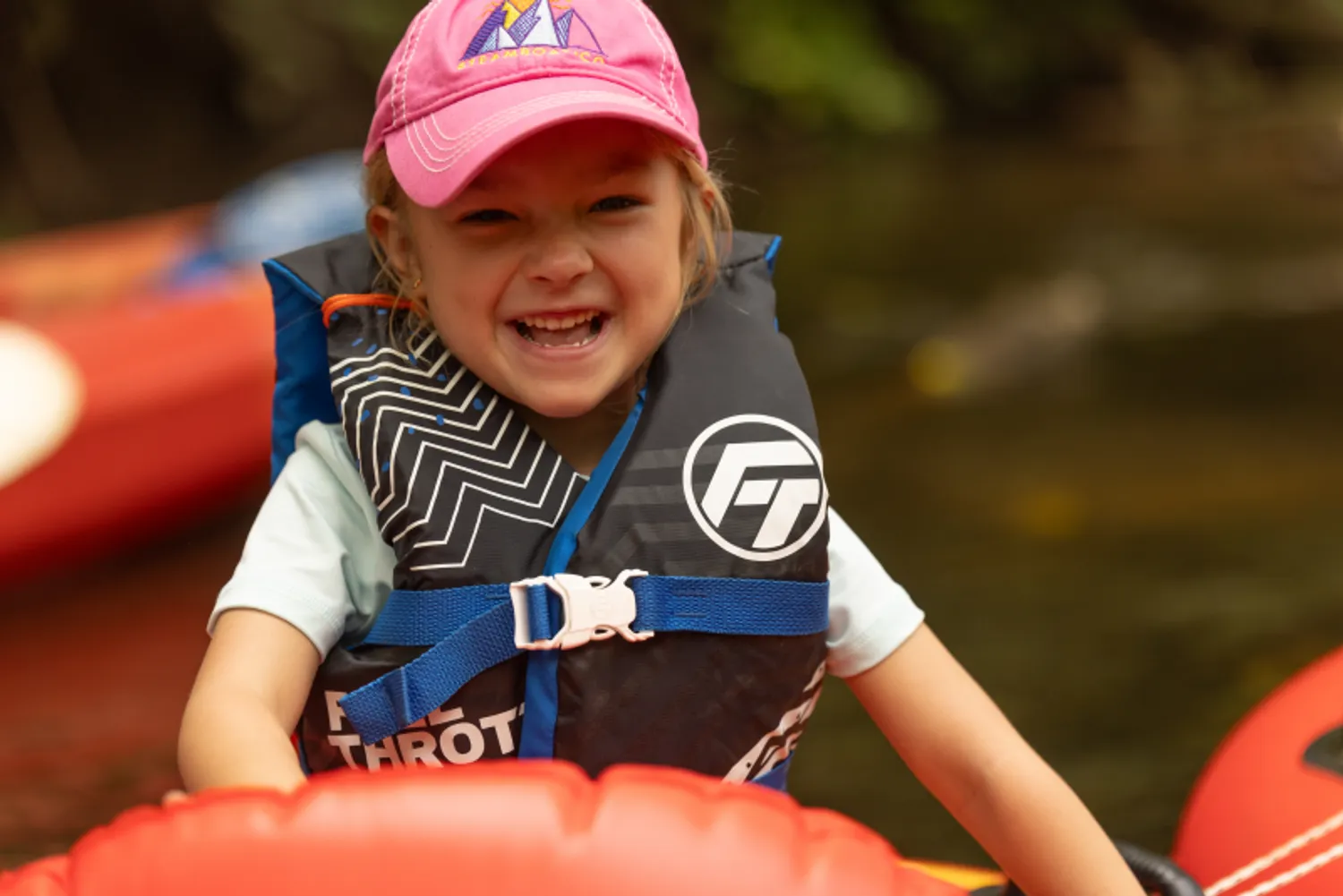 Tracks And Yaks Young Kayaker