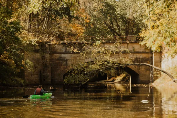 Allegany County Economic And Community Development Fall Kyaking In Little Orleans