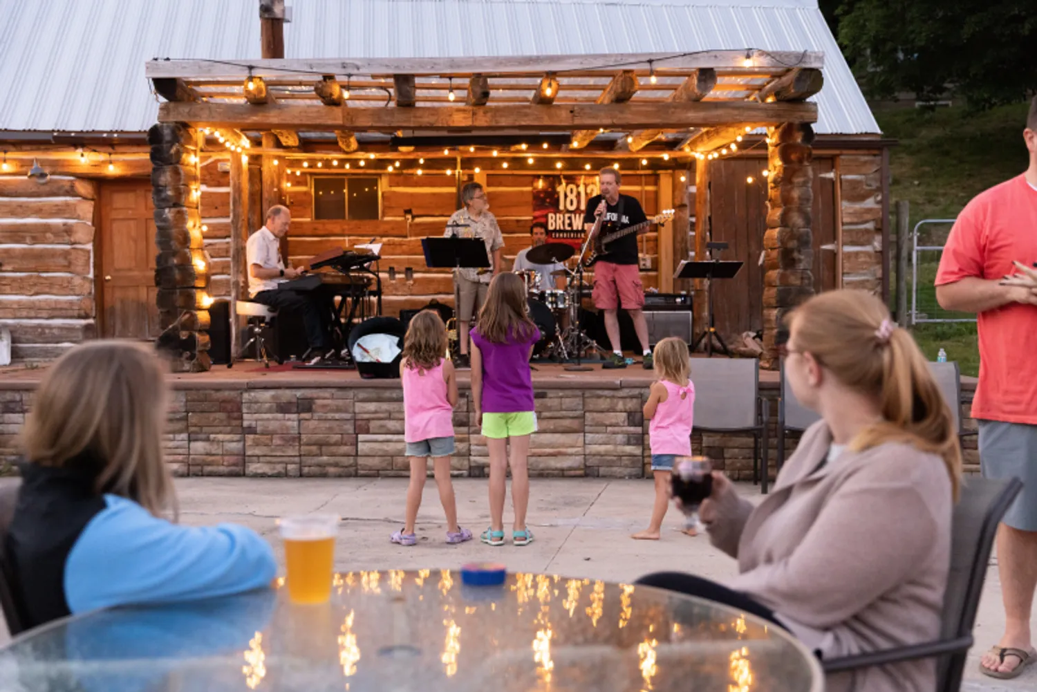 Allegany County Economic And Community Development Band Playing At 1812