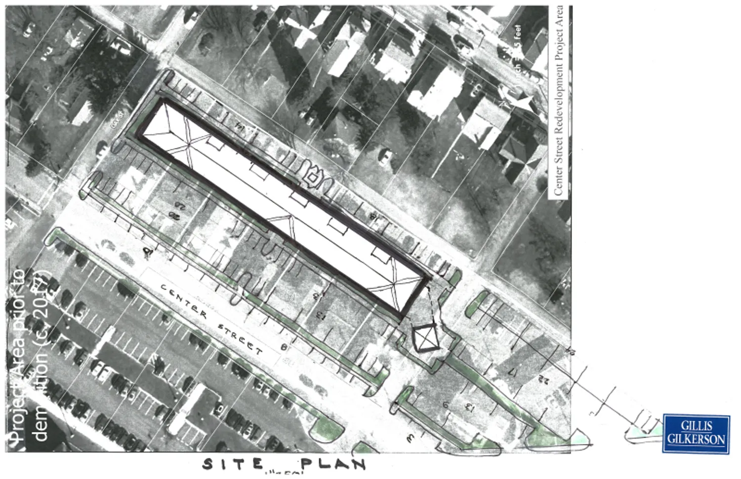 Center Street Site Aerial Rendering