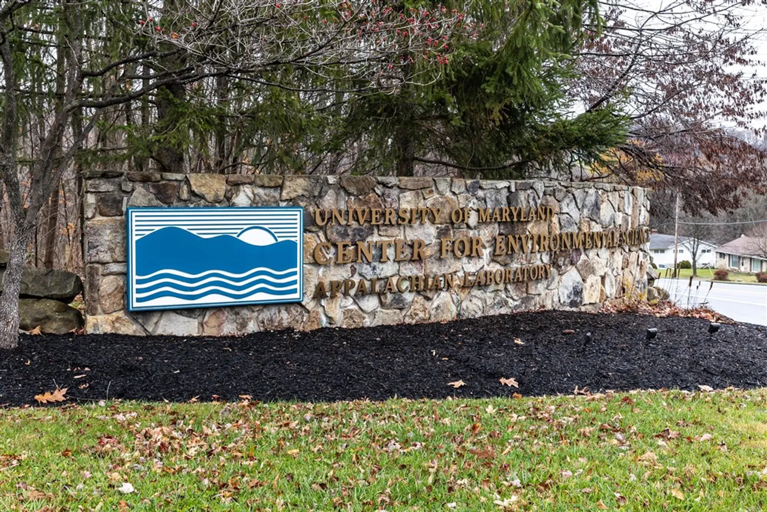 Signage Outside UMCES Appalachian Lab