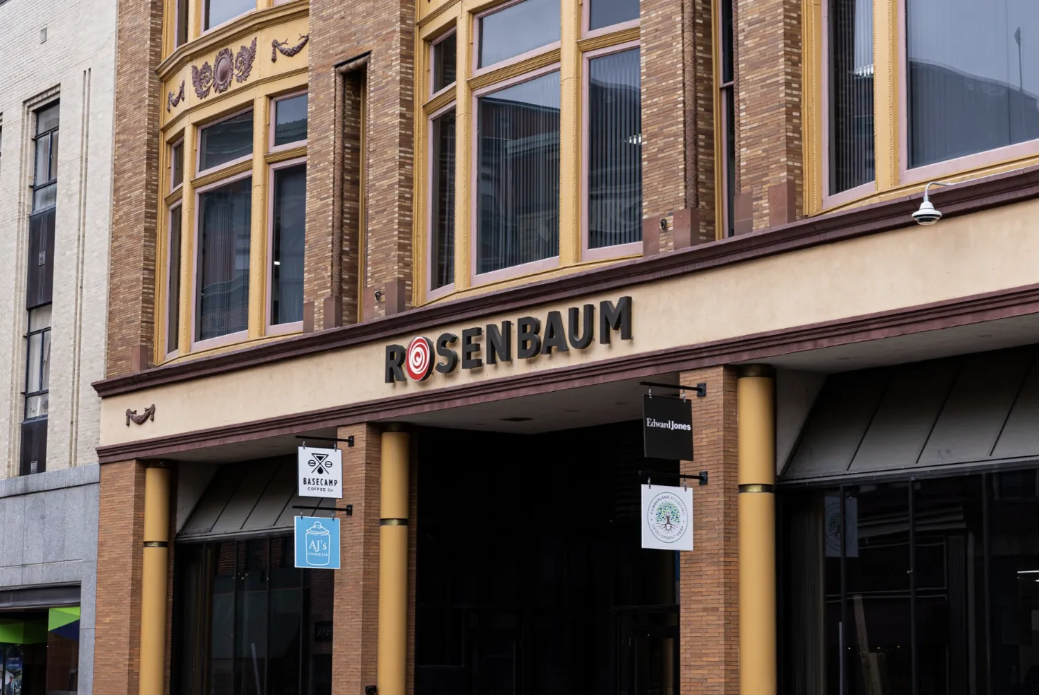 Outside facade of the Rosenbaum building.