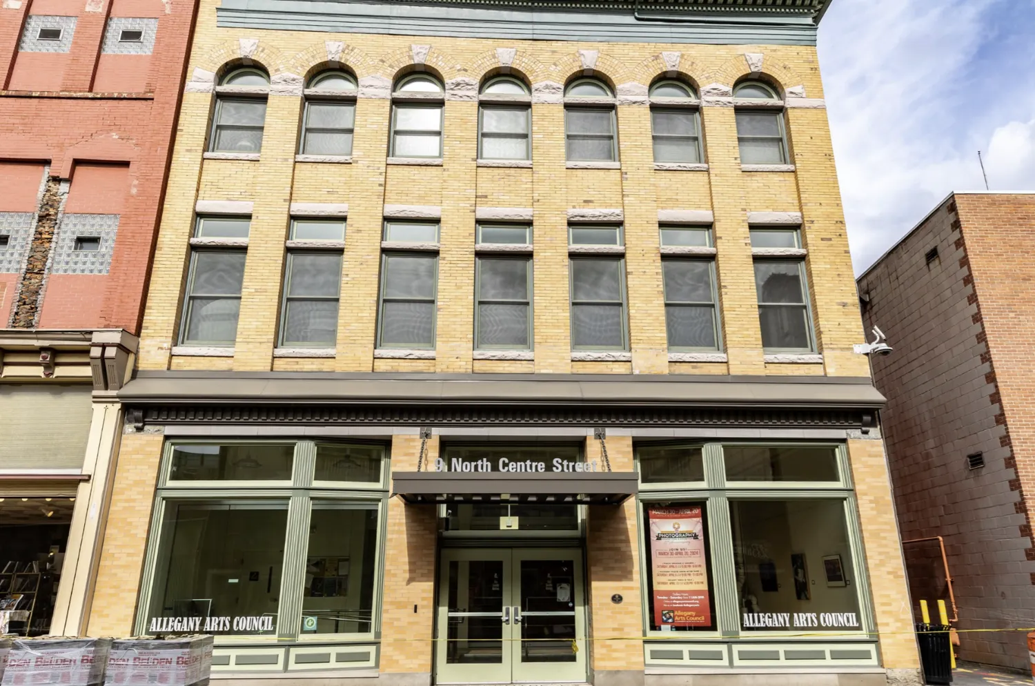 The facade of 9 Centre Street in Cumberland, home of the new Ferleman Art Gallery.