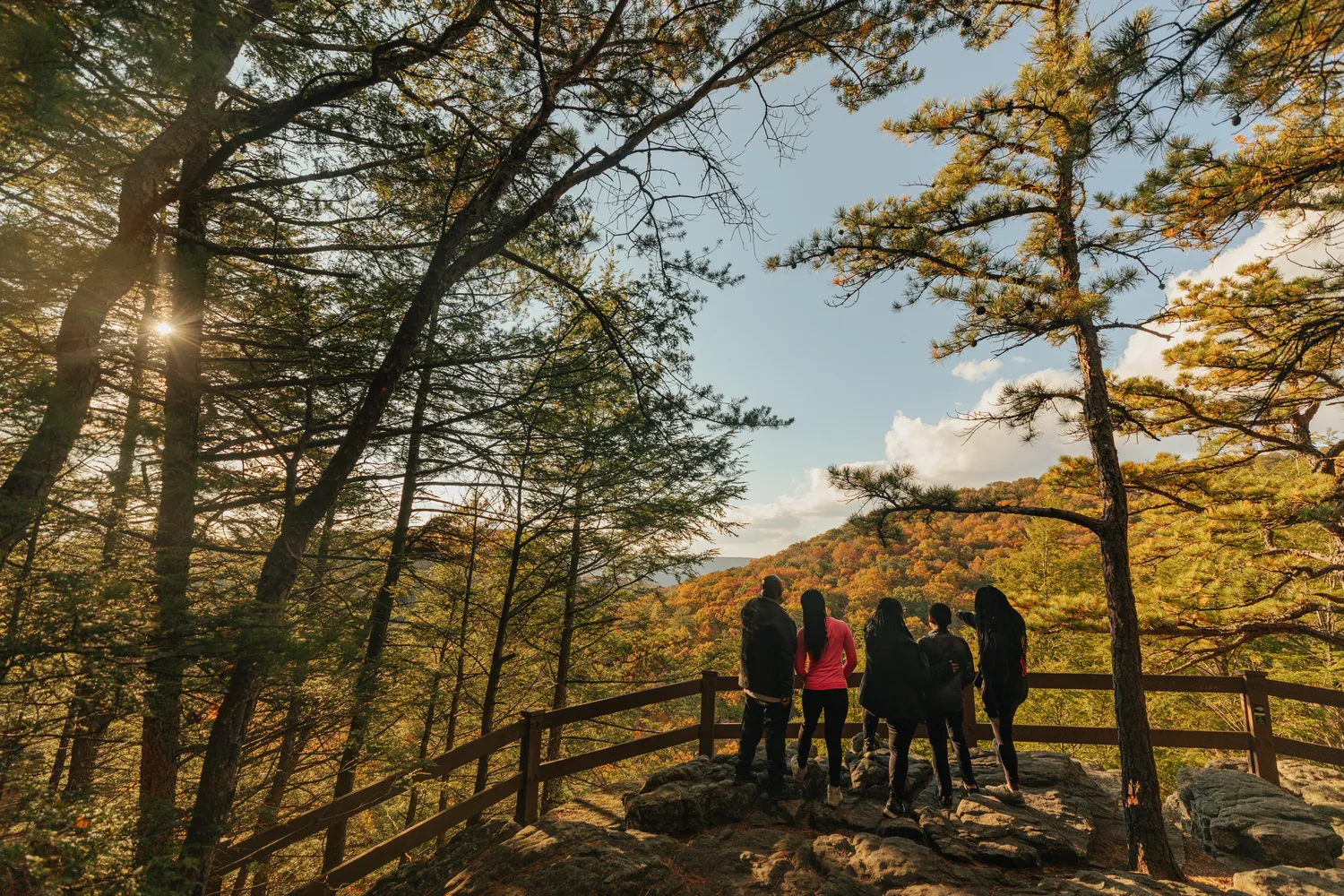Rocky Gap State Park Hiking In Fall