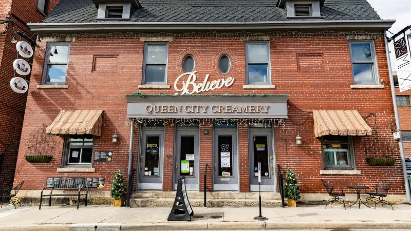 Queen City Creamery Entrance