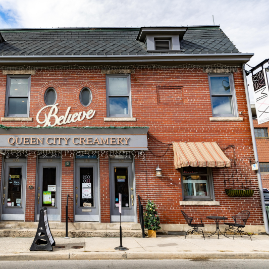 Queen City Creamery Entrance