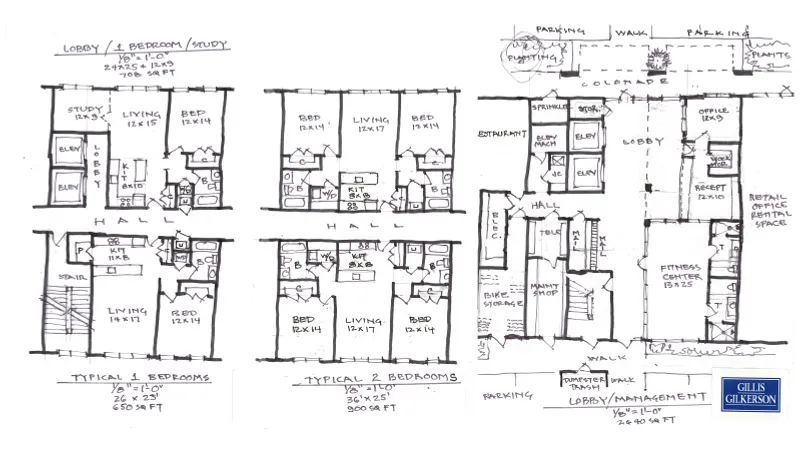 Center Street Floor Plans